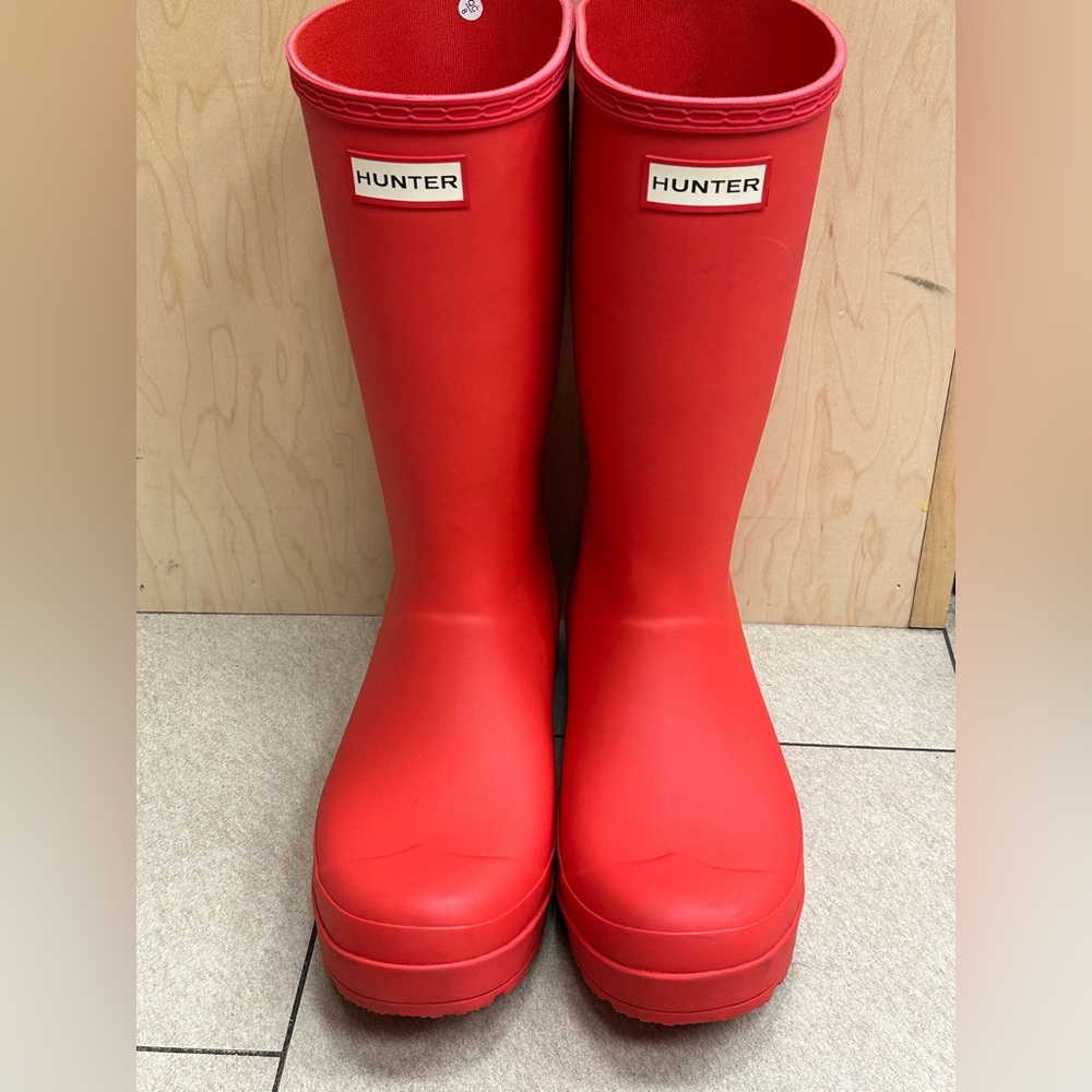 Hunter Women's Red Rain Boots
